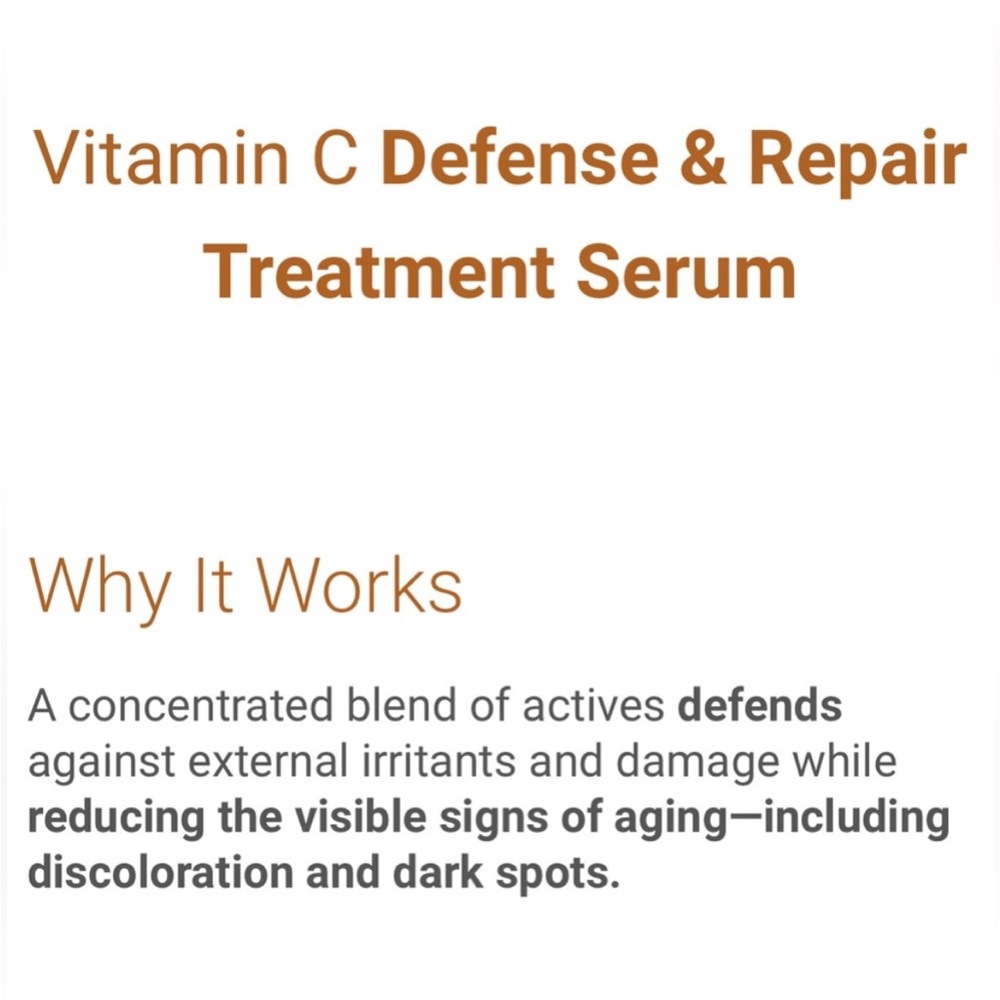 NEW Sei Bella Vitamin C Defense and Repair Treatment Serum - Picture 4 of 6